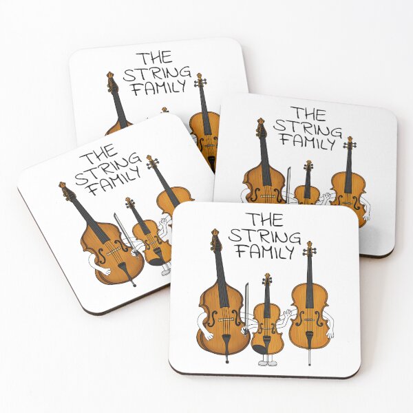 Item preview, The String Family, Violin Cello Double Bass Musician Funny designed and sold by doodlerob.
