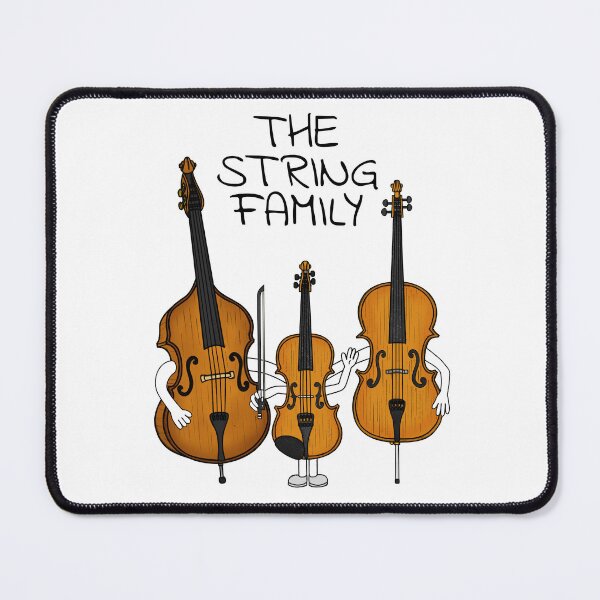 Item preview, The String Family, Violin Cello Double Bass Musician Funny designed and sold by doodlerob.