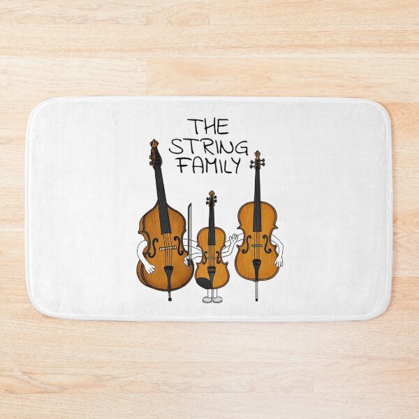 Item preview, The String Family, Violin Cello Double Bass Musician Funny designed and sold by doodlerob.