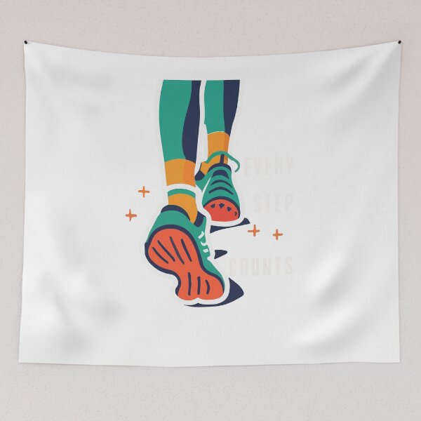 Item preview, Every Step Counts - Runner's Motivation designed and sold by NiftyWrx.