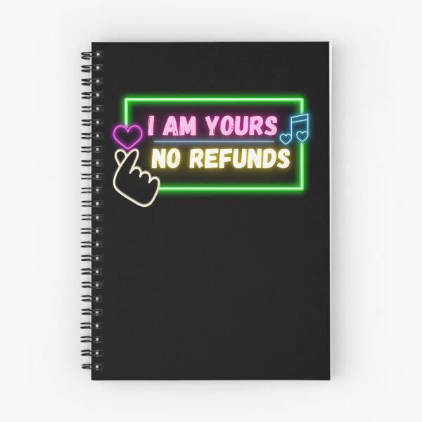 Item preview, I AM YOURS NO REFUNDS retro neon arcade sign designed and sold by PetNamedPeeve.