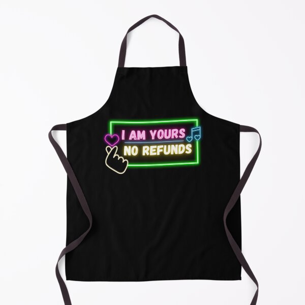 Item preview, I AM YOURS NO REFUNDS retro neon arcade sign designed and sold by PetNamedPeeve.
