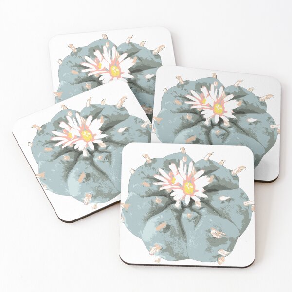 Item preview, vector high detailed Lophophora williamsii cactus bloom peyote cactus designed and sold by Doooriginals.