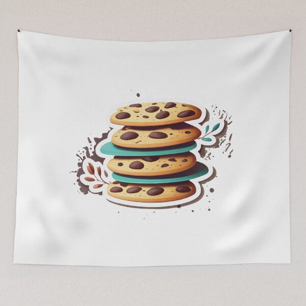 Item preview, Quirky Cookie Tower Watercolor Illustration designed and sold by NiftyWrx.