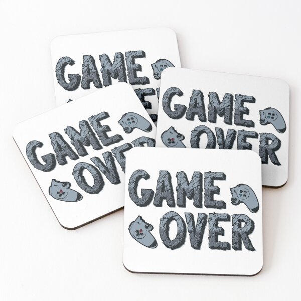 Item preview, Game Over: Impressive Text Design with a Broken Stone Aesthetic designed and sold by OpsDesing.