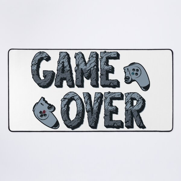 Item preview, Game Over: Impressive Text Design with a Broken Stone Aesthetic designed and sold by OpsDesing.