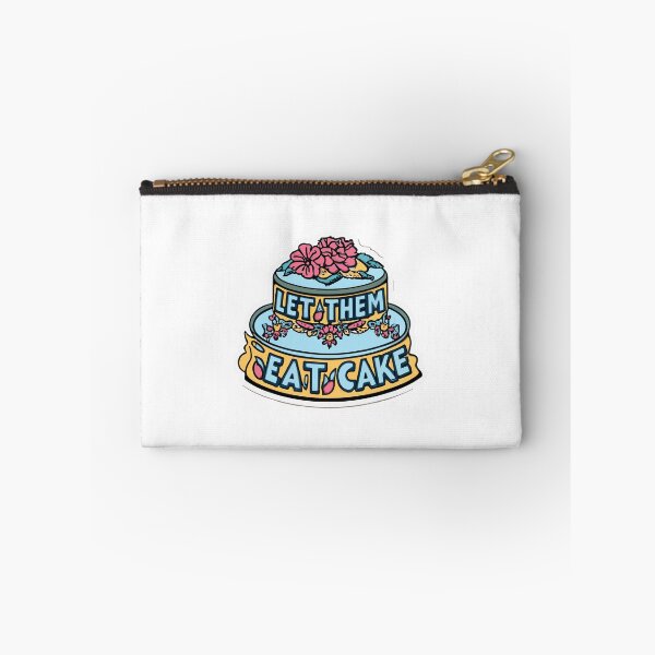 Item preview, Majestic Rococo Three-Layered Cake with 'Let Them Eat Cake' Quote designed and sold by NiftyWrx.