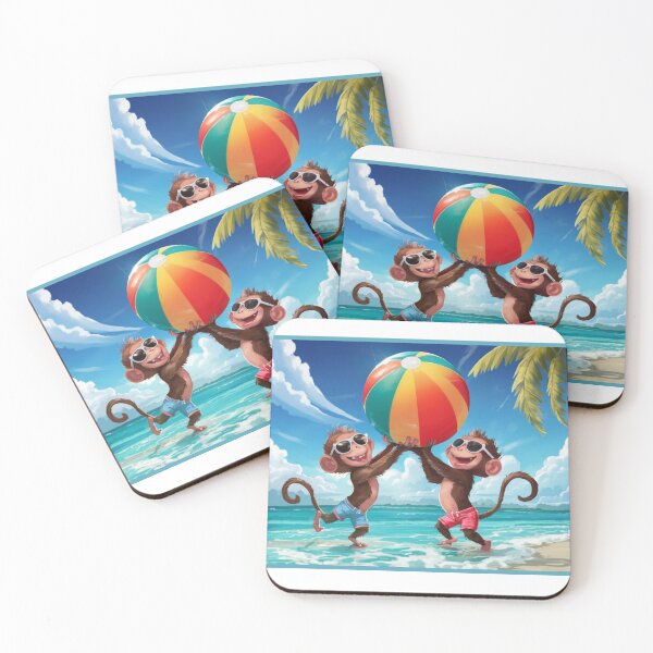 Item preview, Monkeys with a Beach Ball designed and sold by RWCarpenter.