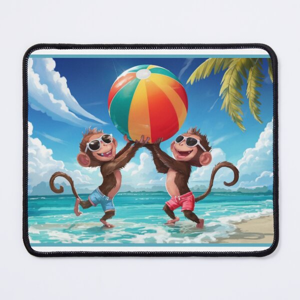 Item preview, Monkeys with a Beach Ball designed and sold by RWCarpenter.