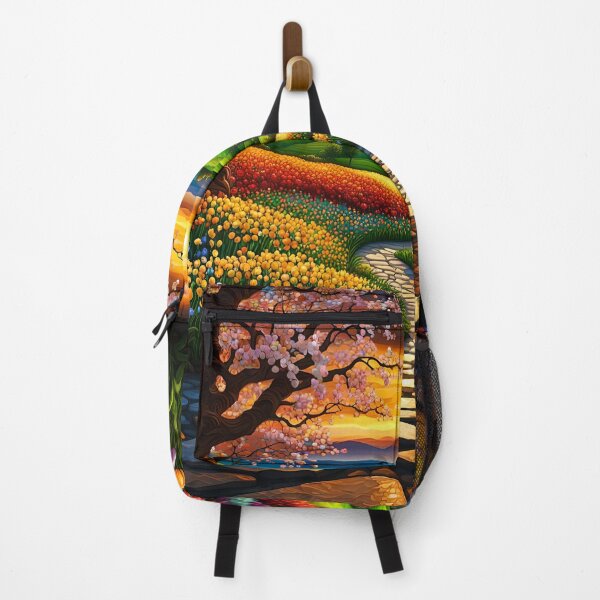 Item preview, Springtime Sunrise Over a Countryside Path designed and sold by ChanceTwoArt.