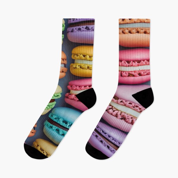 Item preview, Colorful French Macarons in Hyperrealistic Style designed and sold by NiftyWrx.