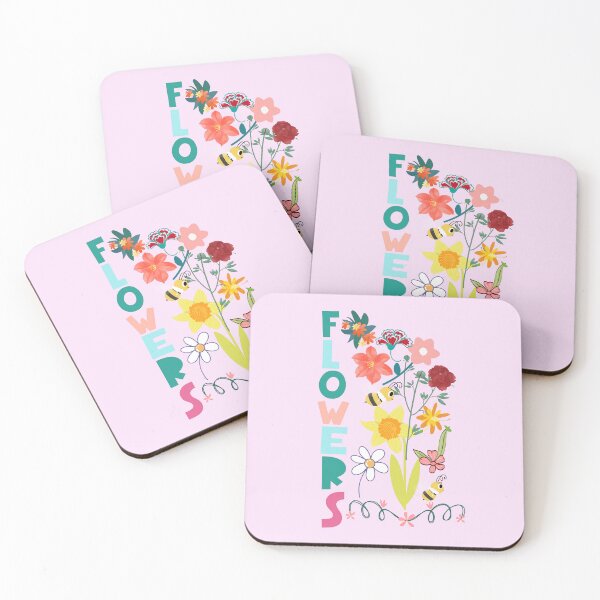 Item preview, Flowers and bees designed and sold by WildLadyWood.