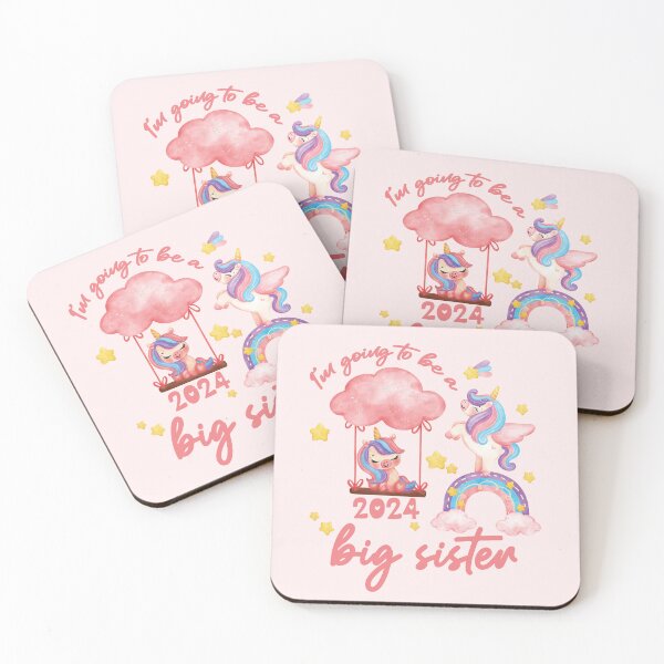 Item preview, I'm Going To Be a Big Sister 2024 Unicorn designed and sold by stylesip.