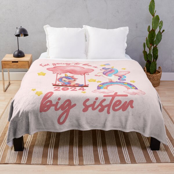 Item preview, I'm Going To Be a Big Sister 2024 Unicorn designed and sold by stylesip.