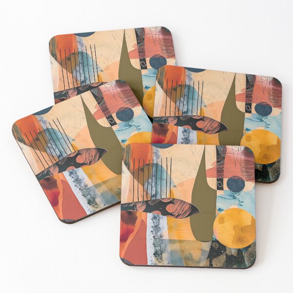 Item preview, Abtract Geometric Organic painting 8 designed and sold by ErikFQ.