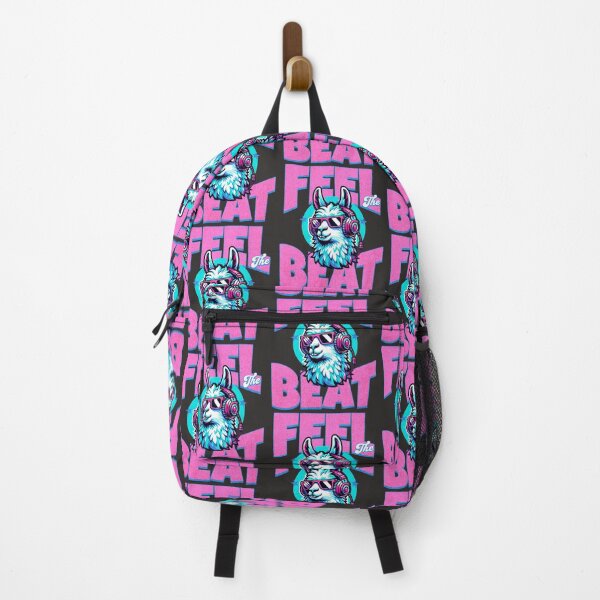 Item preview, Cool Llama with Headphones for Llama Lovers, "Feel the Beat" designed and sold by Mariana Piana.