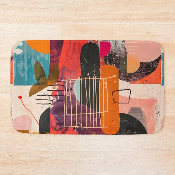 Item preview, Abtract Geometric Organic painting 9 designed and sold by ErikFQ.