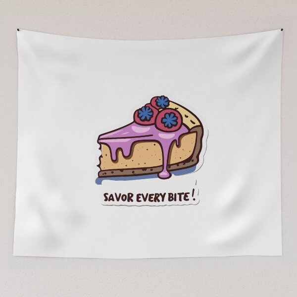 Item preview, Elegant Cheesecake Fine Art with Berry Topping - 'Savor Every Bite' designed and sold by NiftyWrx.