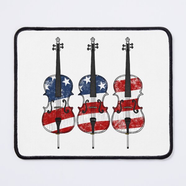 Item preview, Cello USA Flag Cellist String Musician 4th July designed and sold by doodlerob.