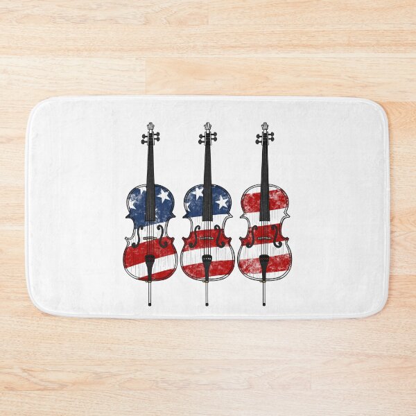Item preview, Cello USA Flag Cellist String Musician 4th July designed and sold by doodlerob.