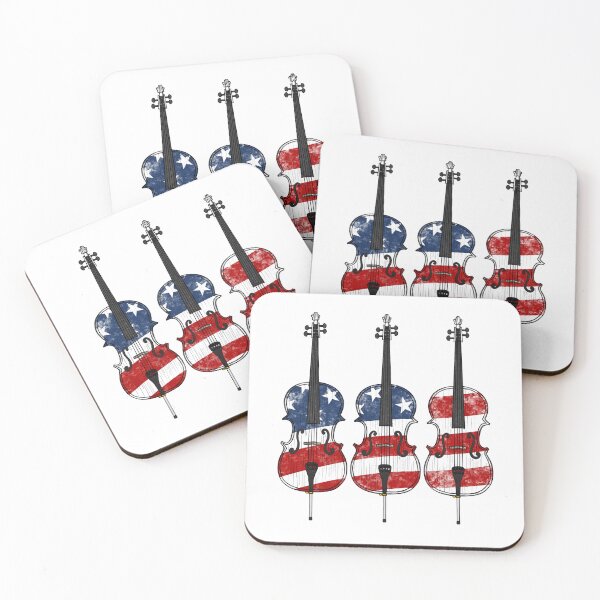Item preview, Cello USA Flag Cellist String Musician 4th July designed and sold by doodlerob.