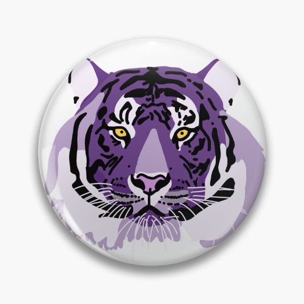 Item preview, Purple Tiger designed and sold by thinkingstars3.
