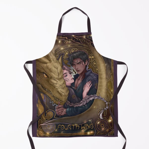 Item preview, Violet and Xaden from Fourth Wing in Art Nouveau style designed and sold by AlexaelArtworks.