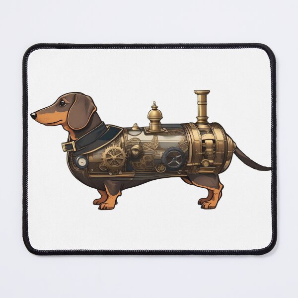 Item preview, Dachshund - Steampunk Inventor designed and sold by Kappadog.