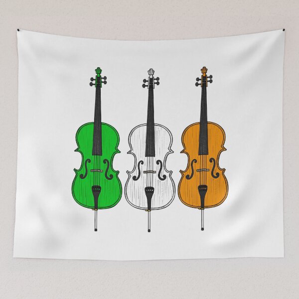 Item preview, Cello Irish Flag Cellist String Musician St Patrick's Day designed and sold by doodlerob.