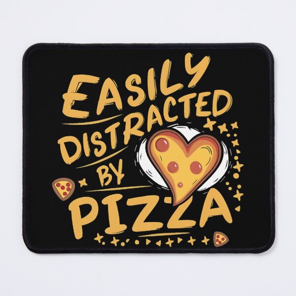 Item preview, Easily Distracted By Pizza designed and sold by PlanetMarker.