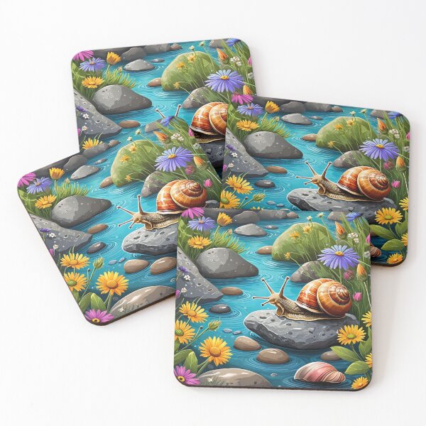 Item preview, snail in the river designed and sold by Ciervo Primavera.