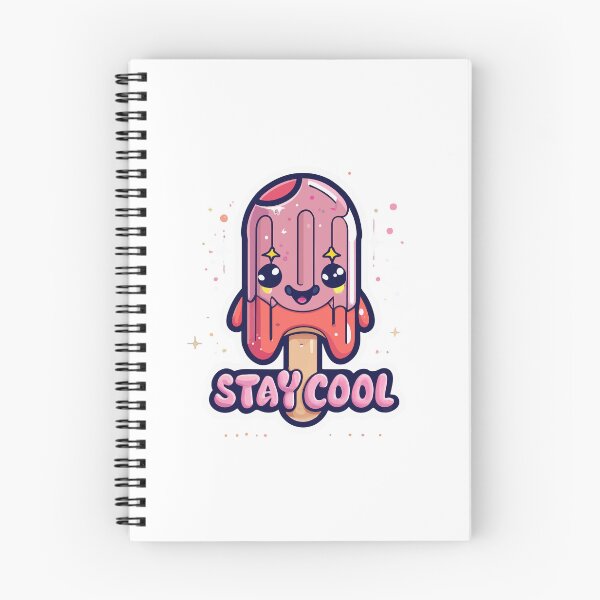 Item preview, Kawaii Popsicle 'Stay Cool' Cartoon Character designed and sold by NiftyWrx.
