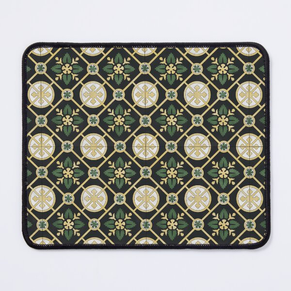 Item preview, Leaves And Crosses Tile Reproduction designed and sold by MadeByGeeClowes.