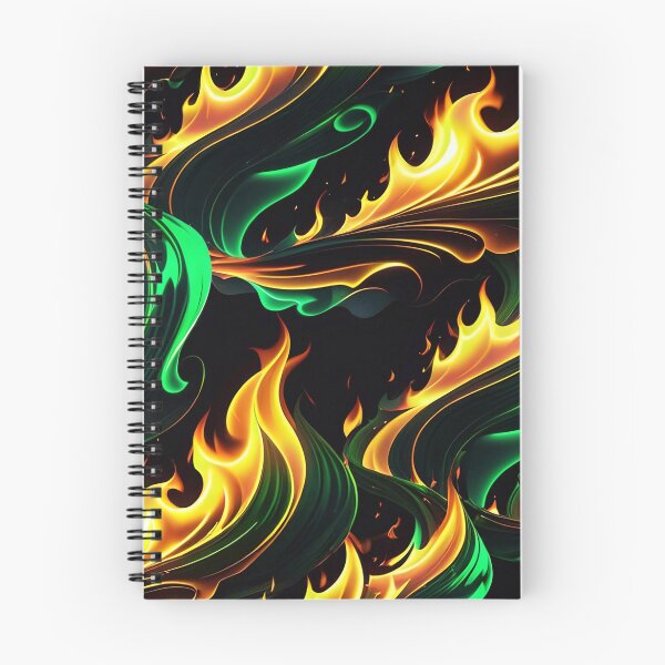 Item preview, Abstract Green Fire Pattern designed and sold by TheArtOfPat.