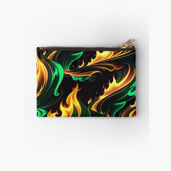 Item preview, Abstract Green Fire Pattern designed and sold by TheArtOfPat.