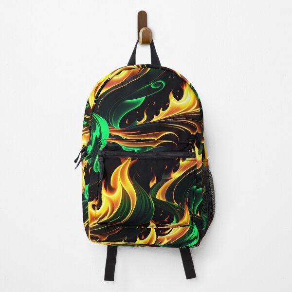 Item preview, Abstract Green Fire Pattern designed and sold by TheArtOfPat.