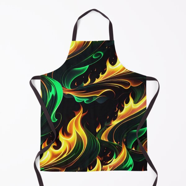 Item preview, Abstract Green Fire Pattern designed and sold by TheArtOfPat.