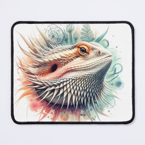 Item preview, Bearded Dragon watercolor designed and sold by Batshirt.