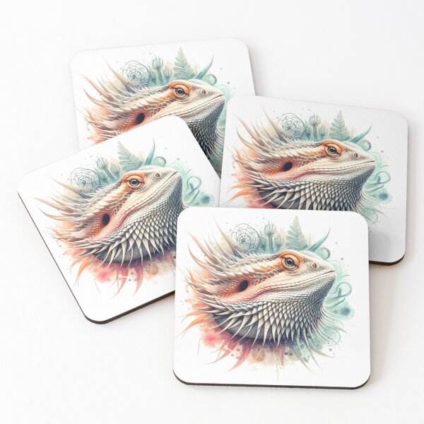 Item preview, Bearded Dragon watercolor designed and sold by Batshirt.