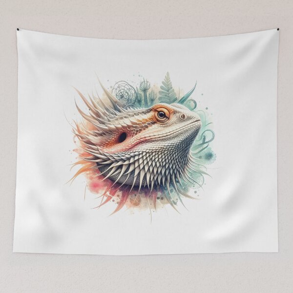 Item preview, Bearded Dragon watercolor designed and sold by Batshirt.