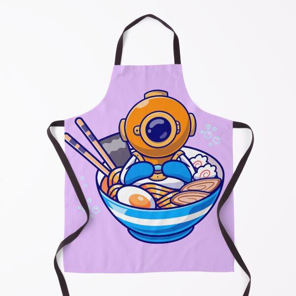 Item preview, Nautical Noodles: Cute Diver Cartoon Vector Icon designed and sold by hjian8219.