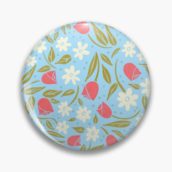 Item preview, Preciosas flores de tulipanes y margaritas de primavera designed and sold by katevcreates.