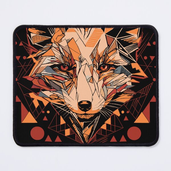 Item preview, Oh for Fox Sake - Your Inner Fox - British Wildlife Illustration (dark version) designed and sold by Kraftees.