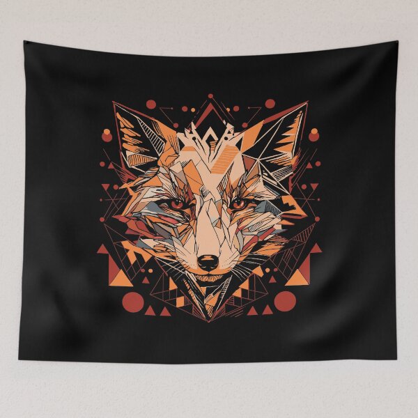 Item preview,  Oh for Fox Sake - Your Inner Fox - British Wildlife Illustration (dark version) designed and sold by Kraftees.