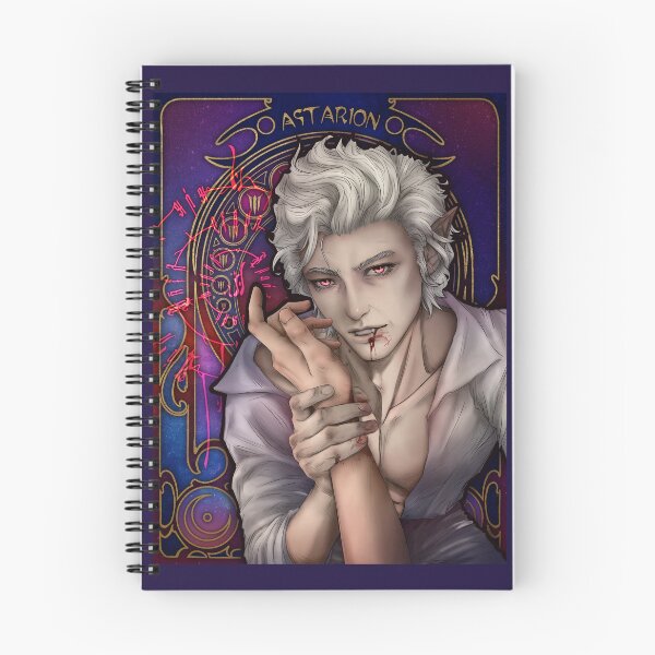 Item preview, Fanart: Astarion from Baldur's Gate in Art Nouveau style designed and sold by AlexaelArtworks.