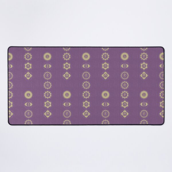 Item preview, The Seven Chakras - Plum + Gold designed and sold by Irene Estelle.