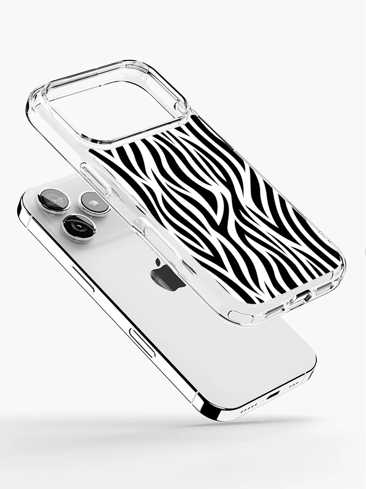 Thumbnail 2 of 5, iPhone Case, Zebra Printed - Animal Pattern designed and sold by PatternHome.