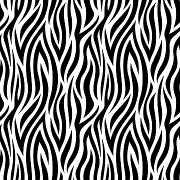Artwork thumbnail, Zebra Printed - Animal Pattern by PatternHome
