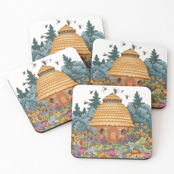 Item preview, Beehive in the Garden designed and sold by PaperieJennifer.