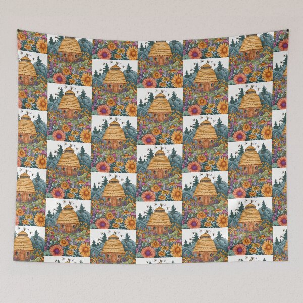 Item preview, Beehive in the Garden designed and sold by PaperieJennifer.